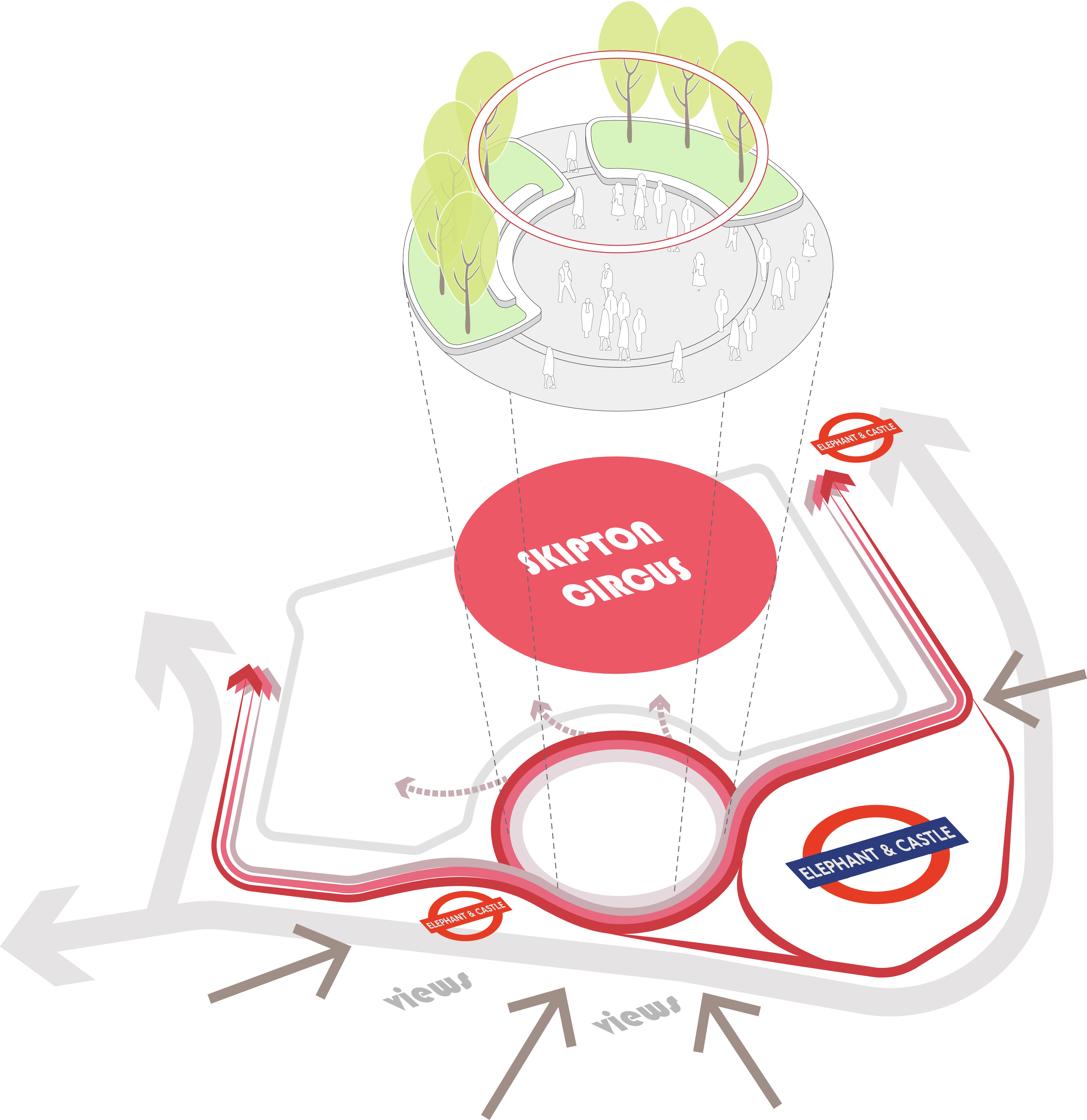 Skipton Circus Isometric concept